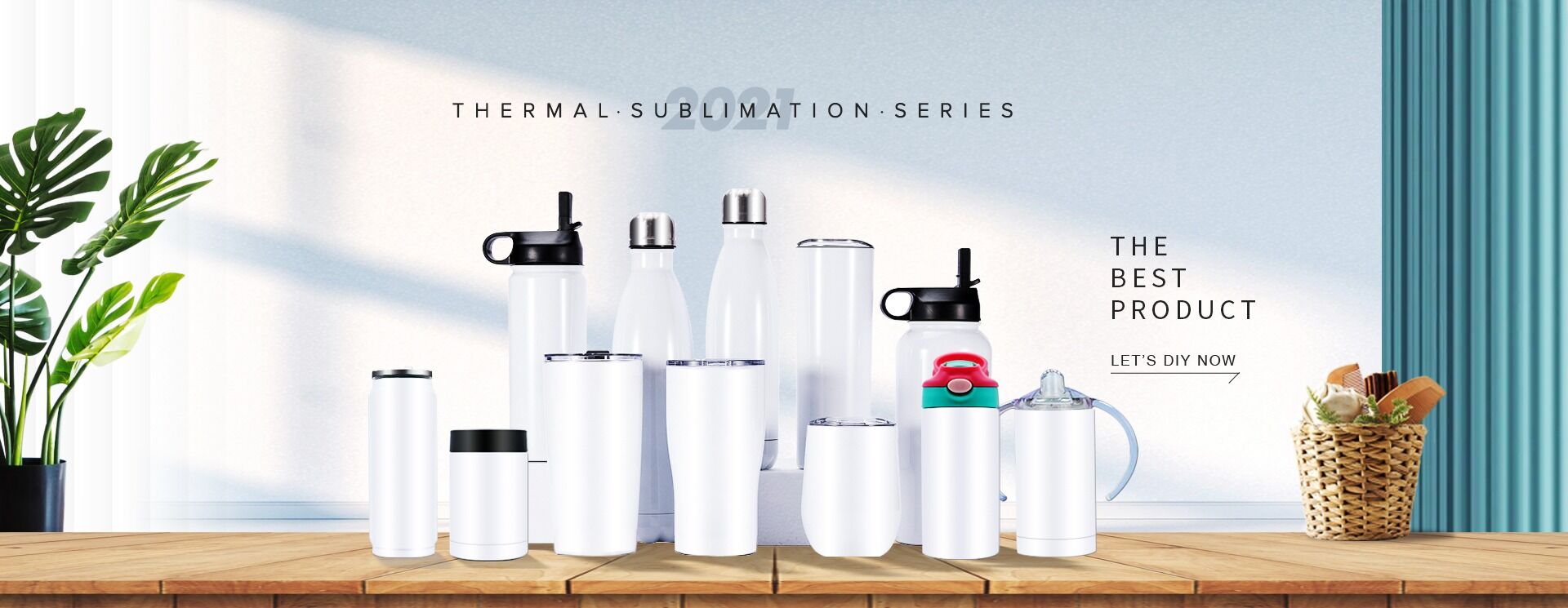 sublimation tumbler blank white sublimation water bottle