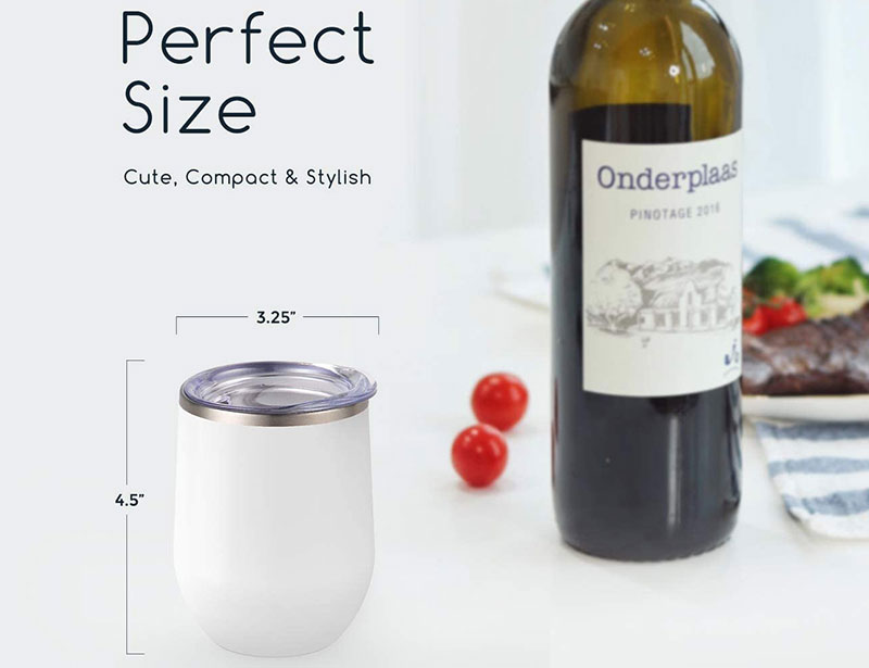 12oz Sublimation Wine Tumbler