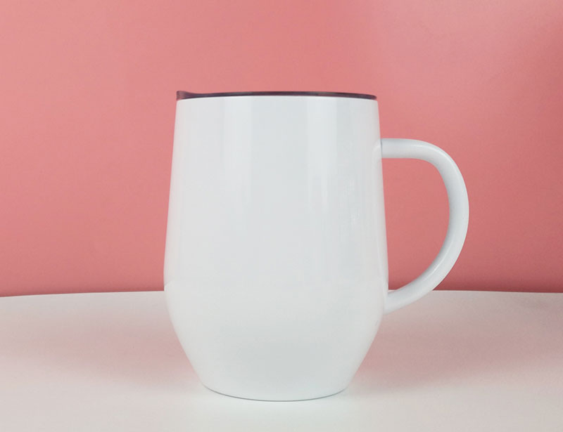 12oz Wine Tumbler with Handle