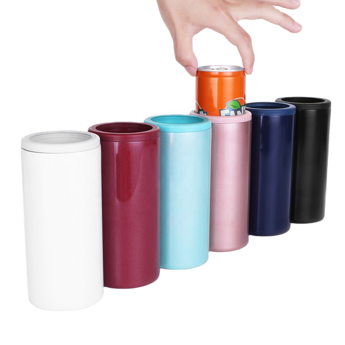 sublimation 12oz skinny  can cooler