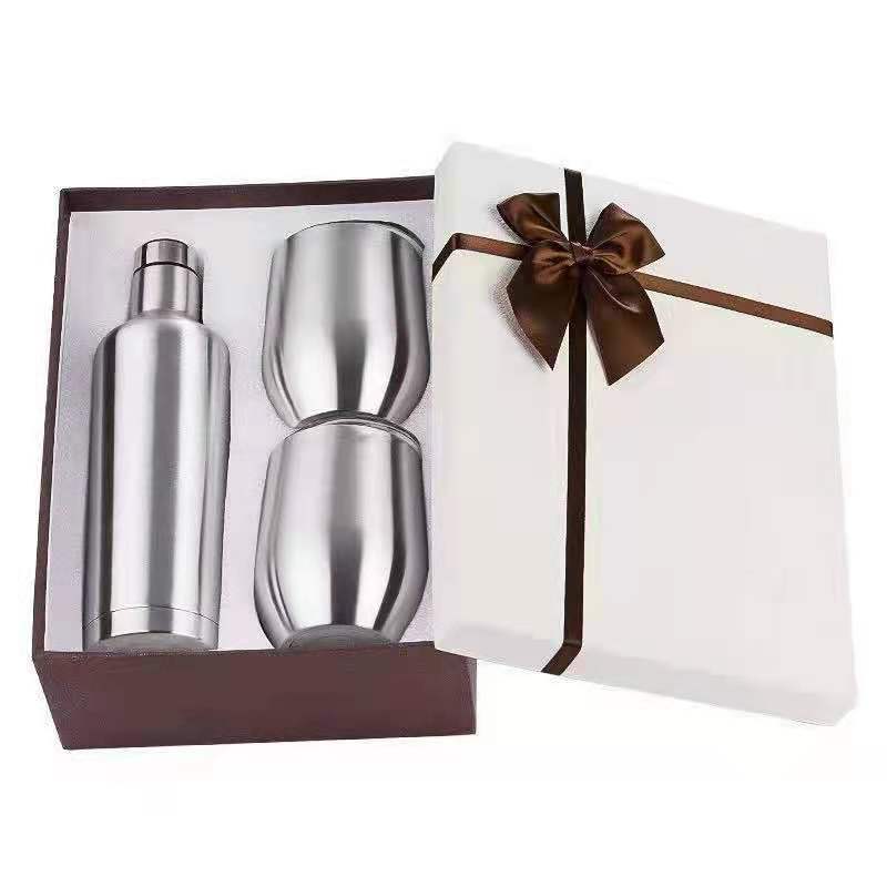 gift sets 12oz stemless wine tumbler wine bottle insulated wine bottle