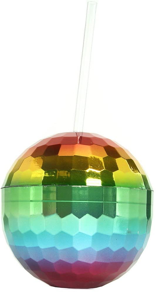 Rose Gold Disco Ball Tumbler Christmas Holiday party Sparkle Cup plastic wedding disco party cup