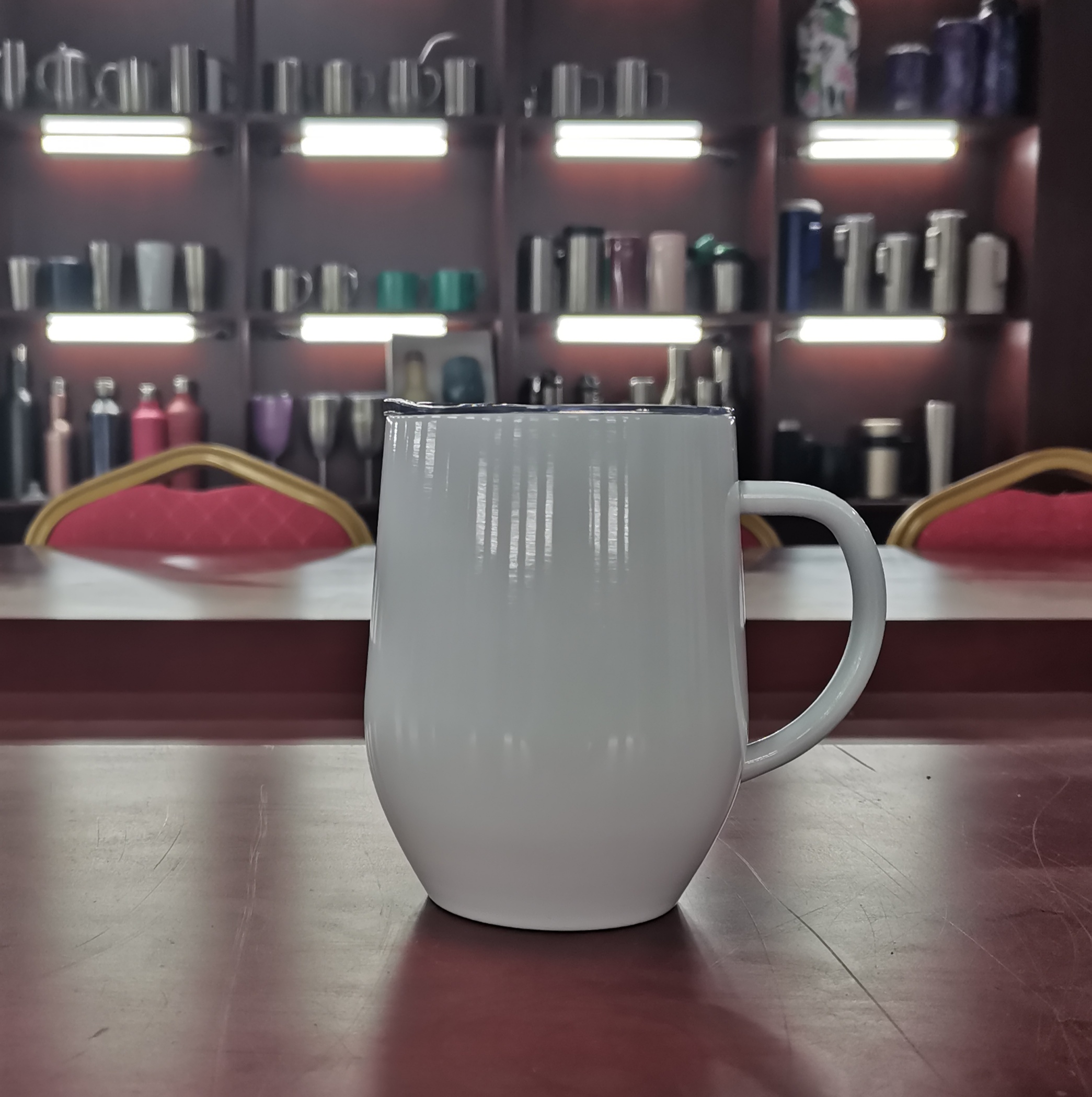Stainless Steel Wine Cup tumbler stainless steel insulated With Handle