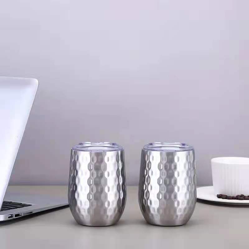 12oz Double Wall  Stainless Steel  Vacuum Wine Tumbler  Cup