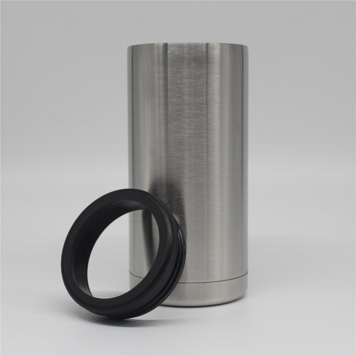 Skinny Can Cooler for Slim Beer Hard Seltzer Stainless Steel 12oz Koozy Sleeve Double Wall Vacuum Insulated Drink Holder