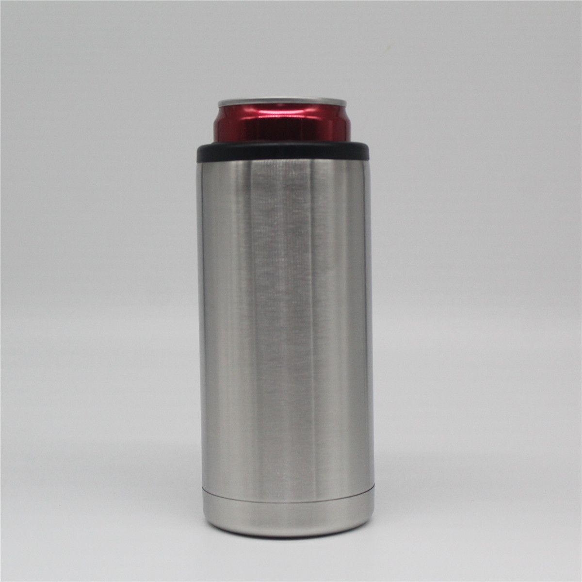 Skinny Can Cooler for Slim Beer Hard Seltzer Stainless Steel 12oz Koozy Sleeve Double Wall Vacuum Insulated Drink Holder