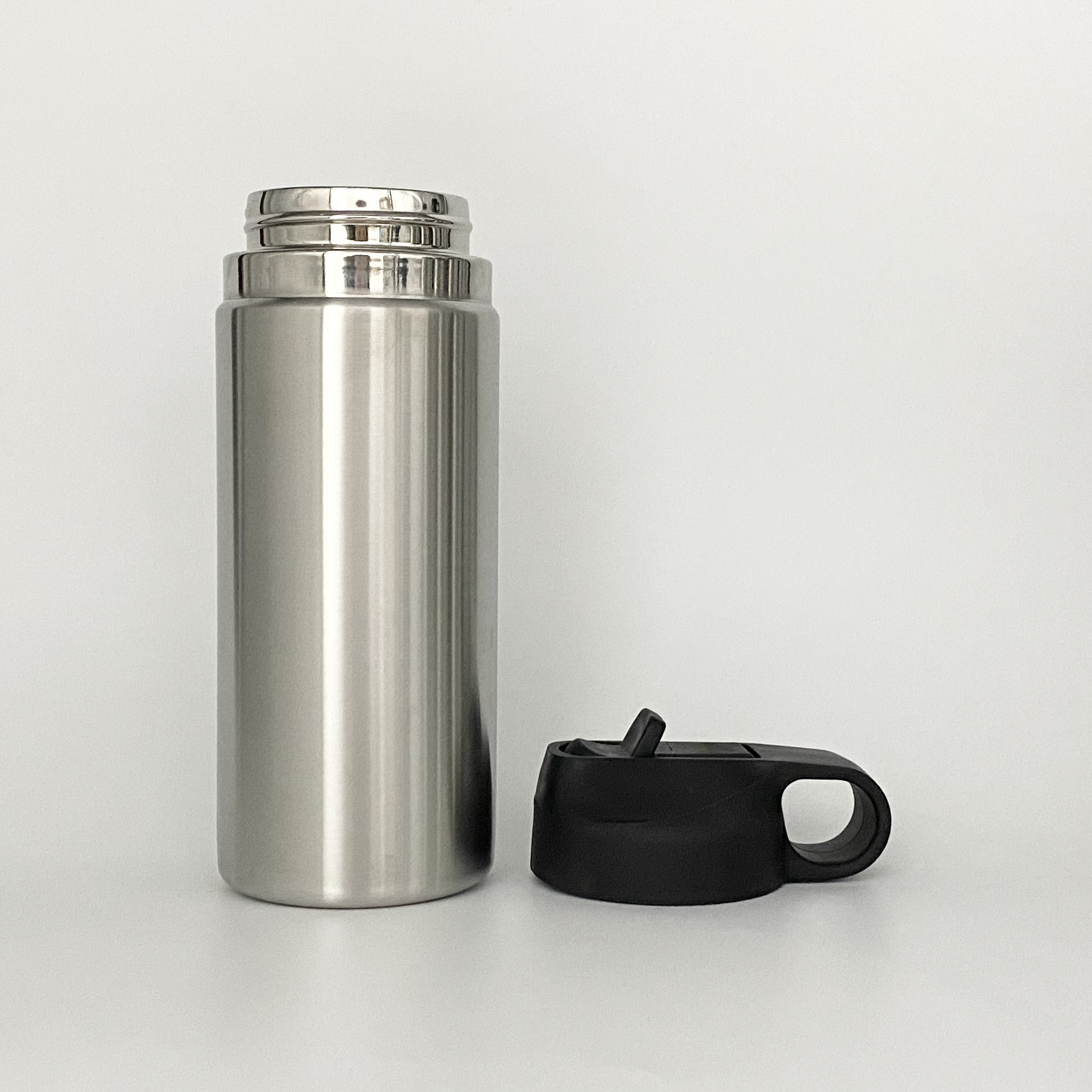 Stainless Steel 18/8 Vacuum Triple Bottle Flask Double Wall Metal Wine Thermos With Screw Top Lid