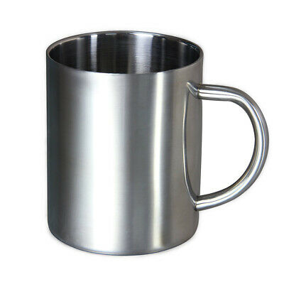 300ml stainless steel Camp Cup Stainless Steel Coffee Mug with handle Double Wall Vacuum Insulated beer cup