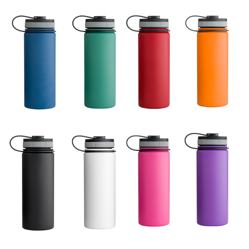 32oz Leak Proof Sports Water Bottle ,Stainless Steel Wide Mouth insulated Water Bottle , 304 Double wall vacuum flask with Lid