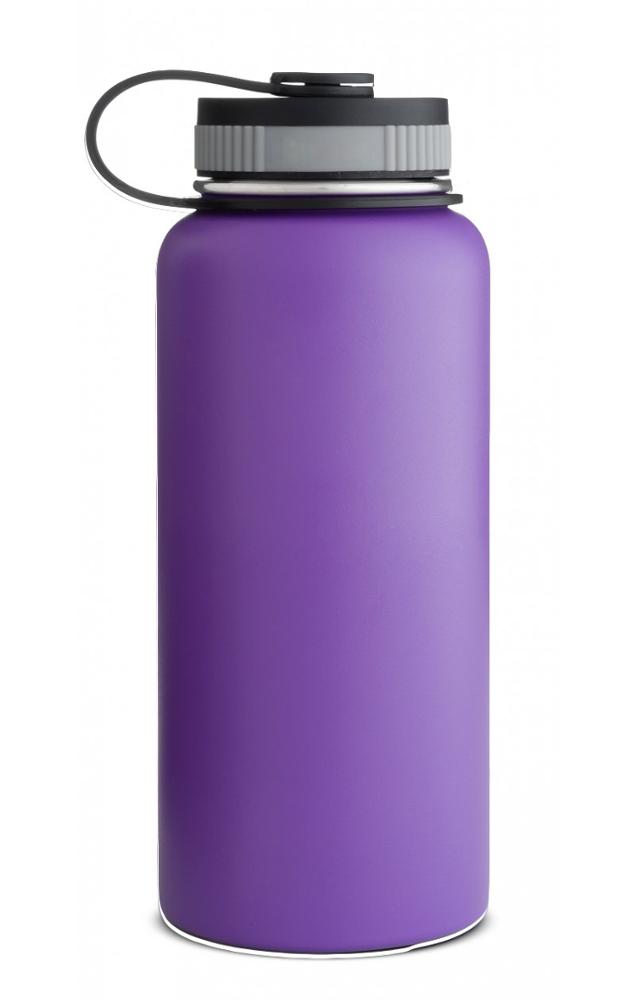 32oz Leak Proof Sports Water Bottle ,Stainless Steel Wide Mouth insulated Water Bottle , 304 Double wall vacuum flask with Lid