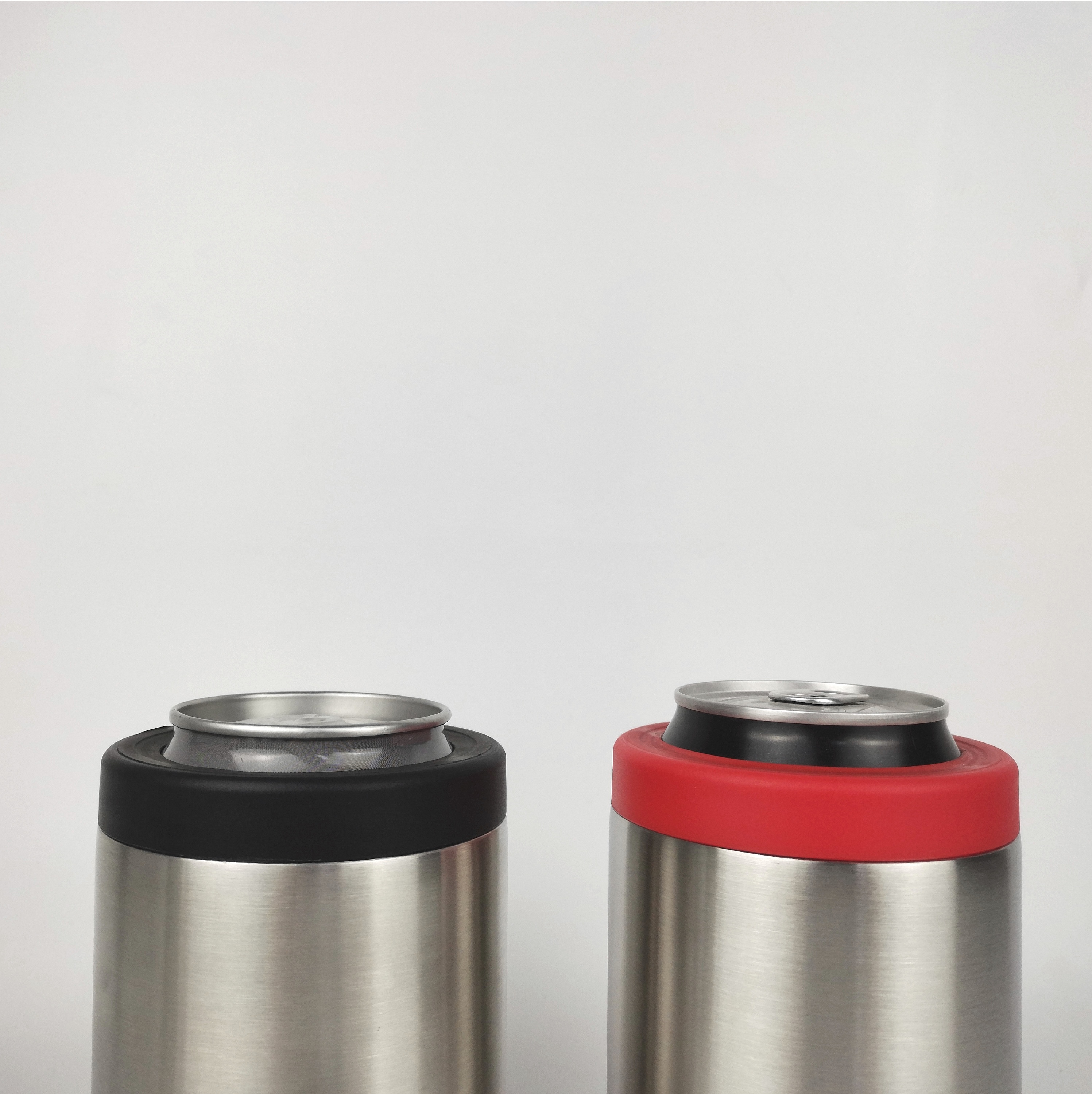 Multifunct Can Cooler with 2 lids for Beer Hard Seltzer Stainless Steel 12oz Sleeve Double Wall Vacuum Insulated Drink Holder
