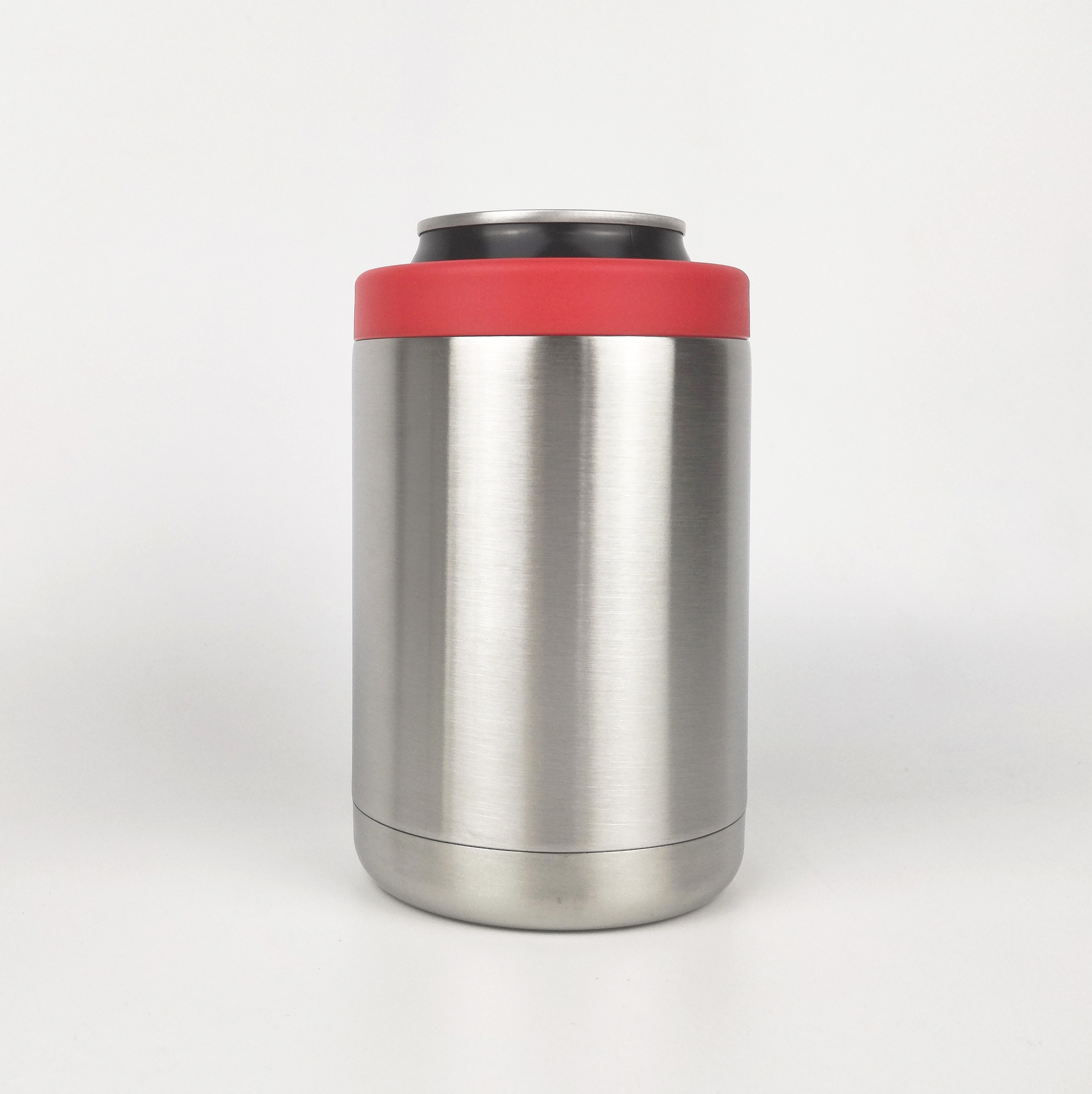Multifunct Can Cooler with 2 lids for Beer Hard Seltzer Stainless Steel 12oz Sleeve Double Wall Vacuum Insulated Drink Holder
