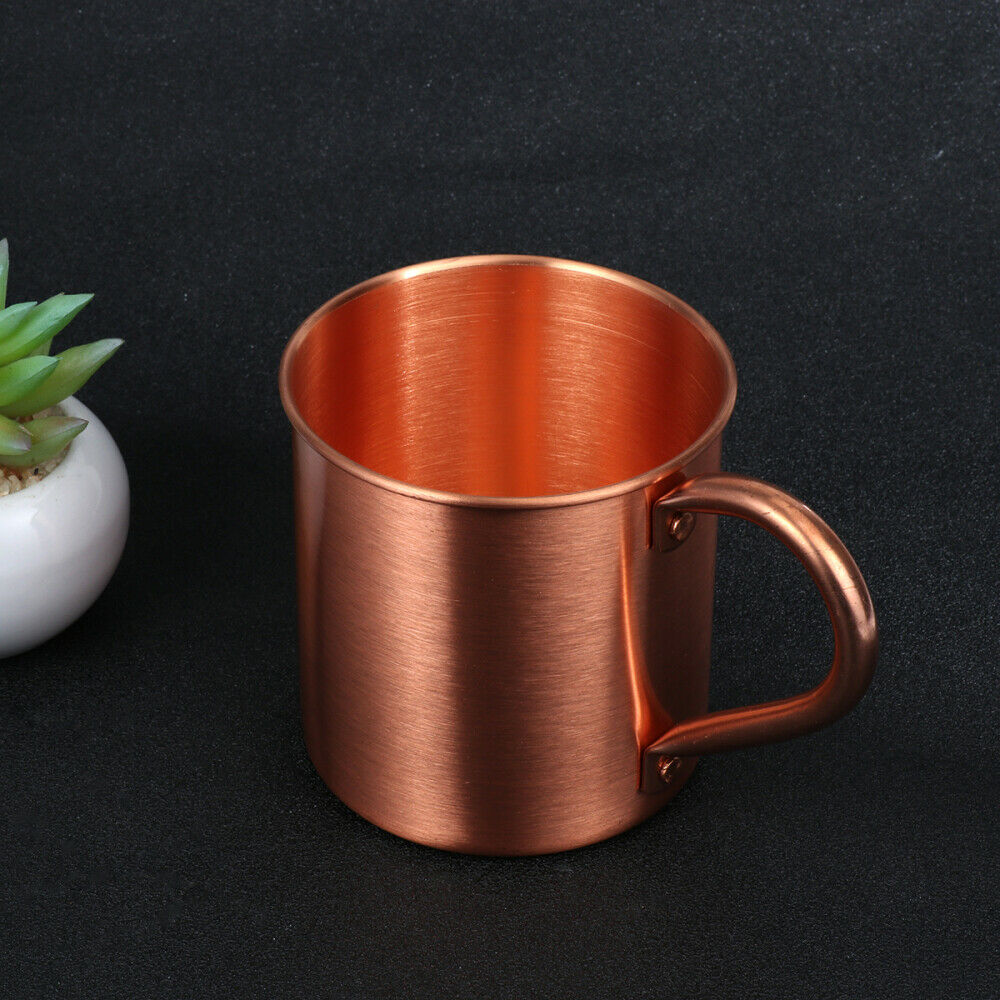 Moscow Mule Mug Travel Coffee Cup with Handle Stainless Steel ,stainless Steel Copper Plated Beer Cup,copper Mugs Personality