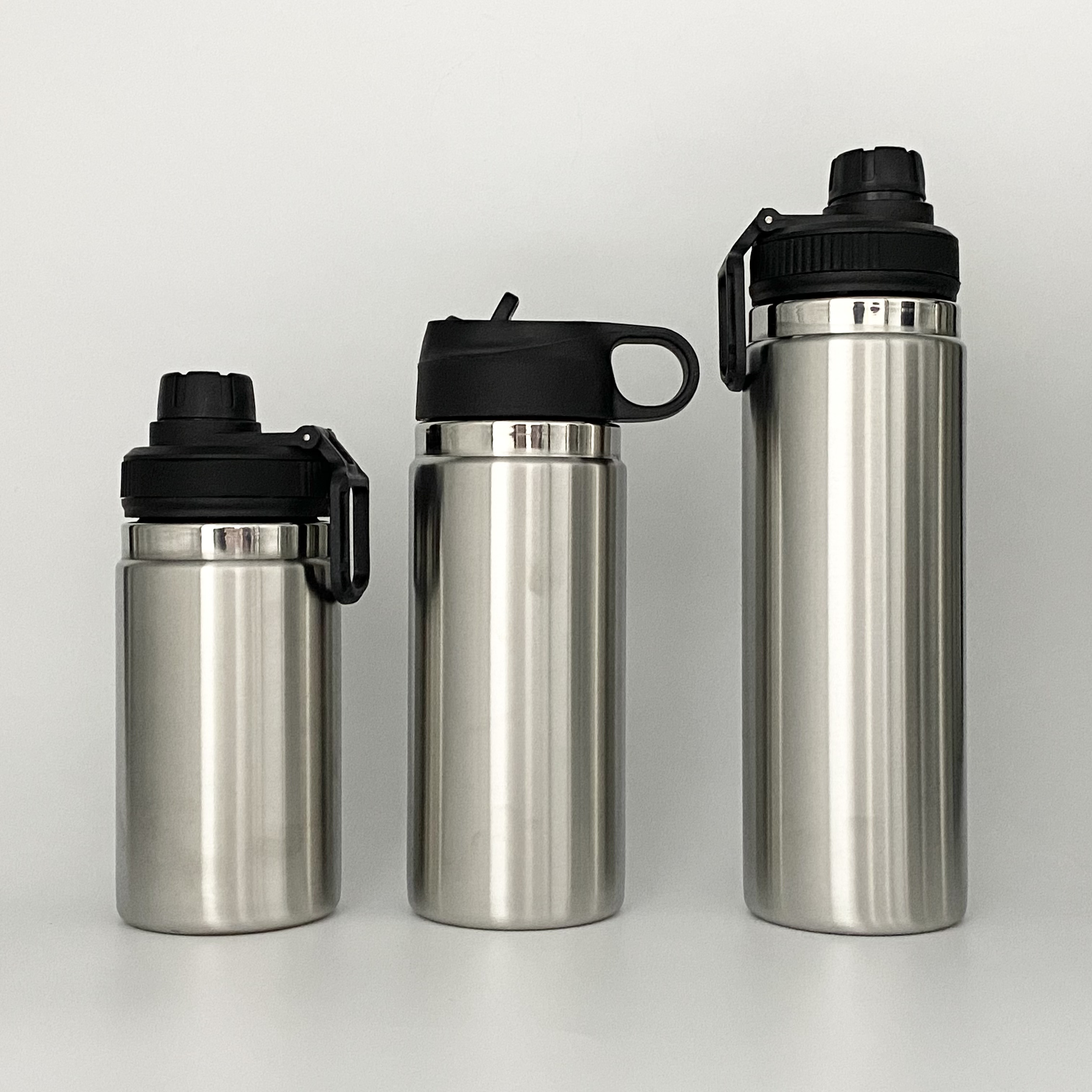 Hydro Flask Water Bottle - Stainless Steel & Vacuum Insulated - Wide Mouth 2.0 with Leak Proof Flex Cap