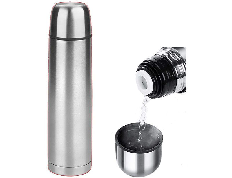 Leberna 34 Ounce Coffee Thermos | Large Thermal Water Bottle for Tea Hot & Cold Drinks | Stainless Steel Vacuum Sealed Insulated Thermos Water Flasks Bottles for Work & Travel Termo Para Cafe Bebes