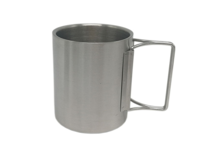 11oz 12oz 300ml 350ml outdoor water coffee beer Camping double walled stainless steel mug for Travel Hiking