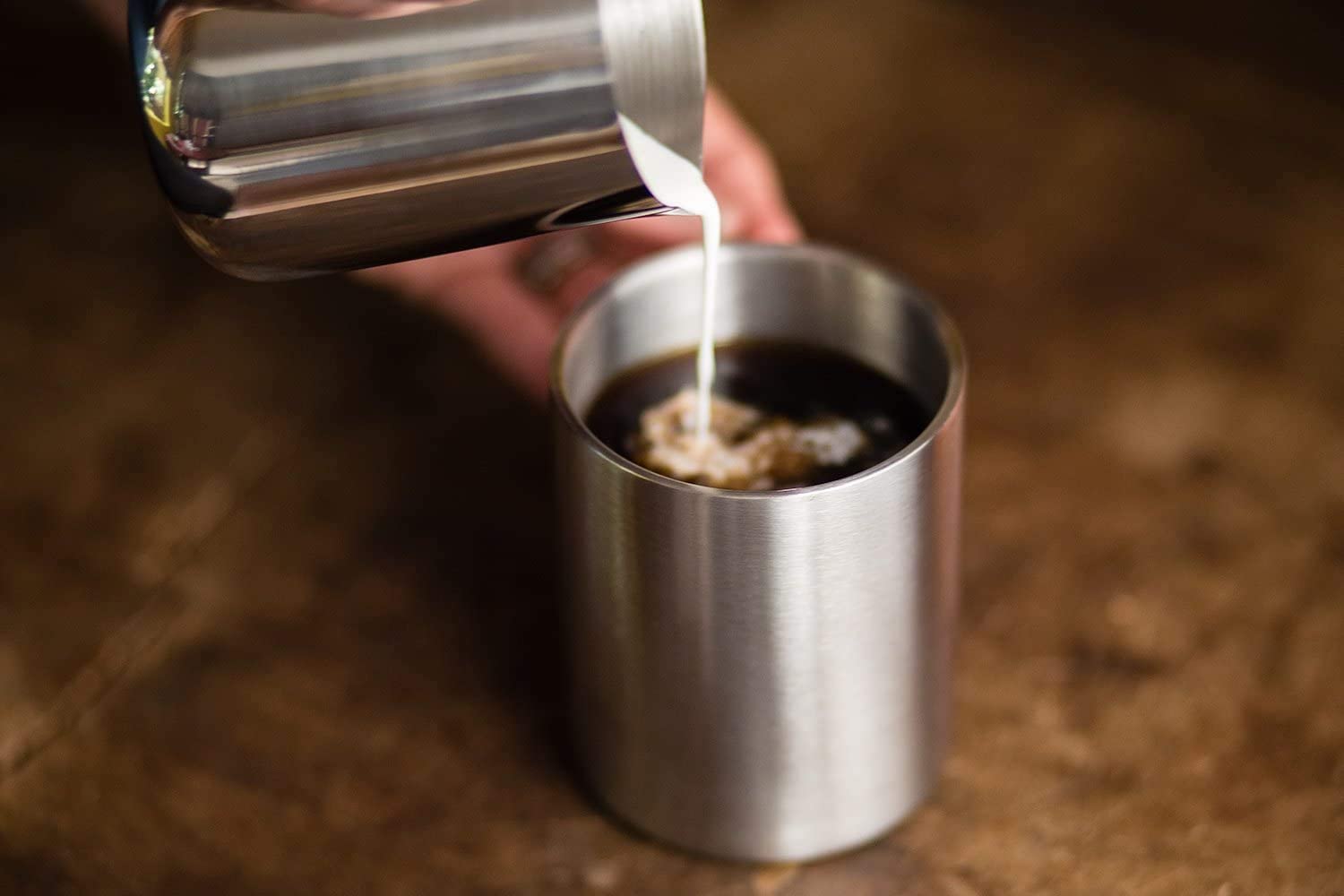 Stainless Steel Double Walled Mugs: 100% BPA Free,15 oz Metal Coffee & Tea Cup Mug - Insulated Cups with Handles Keep Drinks Hot or Cold Longer - Durable for Camping