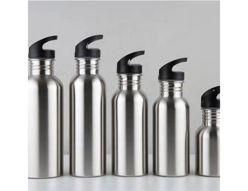 BPA Free Brushed Metal Silver 500 ml 750ml Stainless Steel Water Bottle Insulated Thermos Bottle