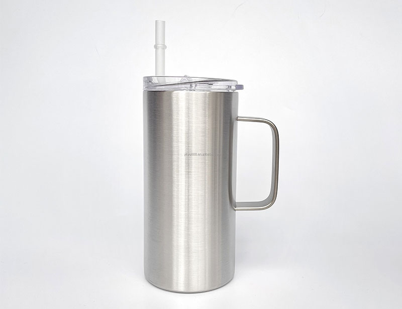 16oz straight skinny tumbler custom color skinny tumbler stainless steel travel coffee mug 30oz 20oz skinny tumbler with handle