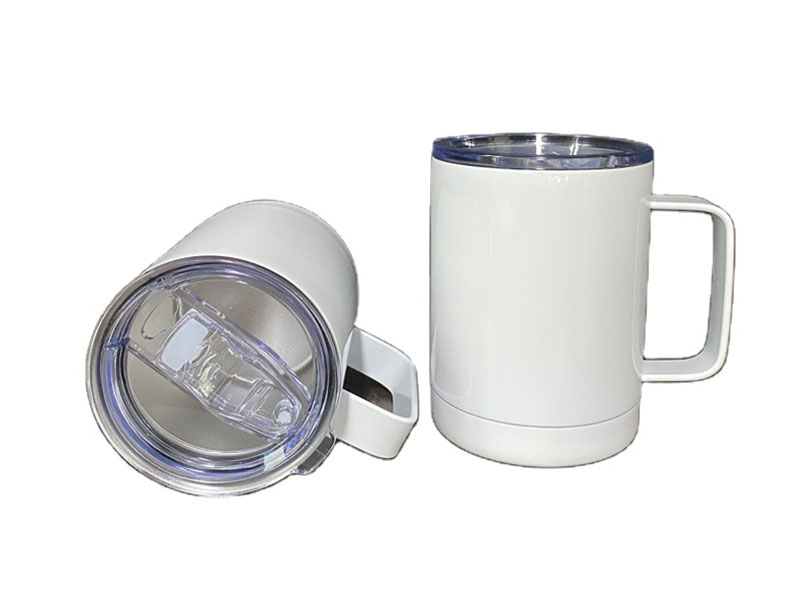 Hot sale white blanks sublimation double walled 12oz coffee tumbler Stainless Steel Insulated drink mug for Coffee and tea
