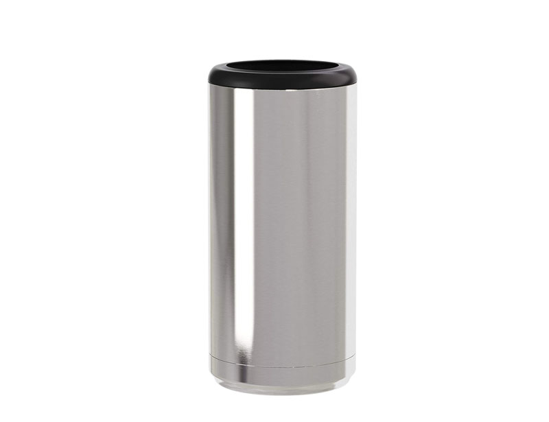 Skinny Can Cooler for Slim Beer & Hard Seltzer | Stainless Steel 12oz Sleeve, Double Wall Vacuum Insulated Drink Holder