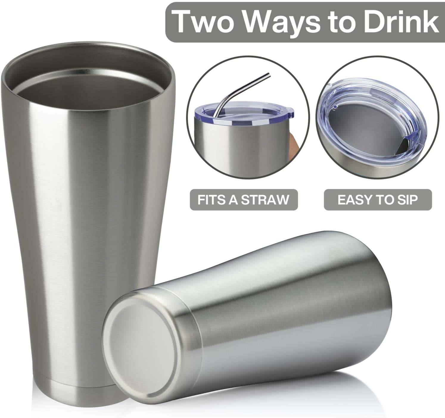 30oz Stainless Steel Tumblers Bulk 4 Pack,Vacuum Insulated Cups Double Wall Large Tumbler with Lid,Powder Coated Coffee Mugs for Ice & Hot Drink Gifts for Men
