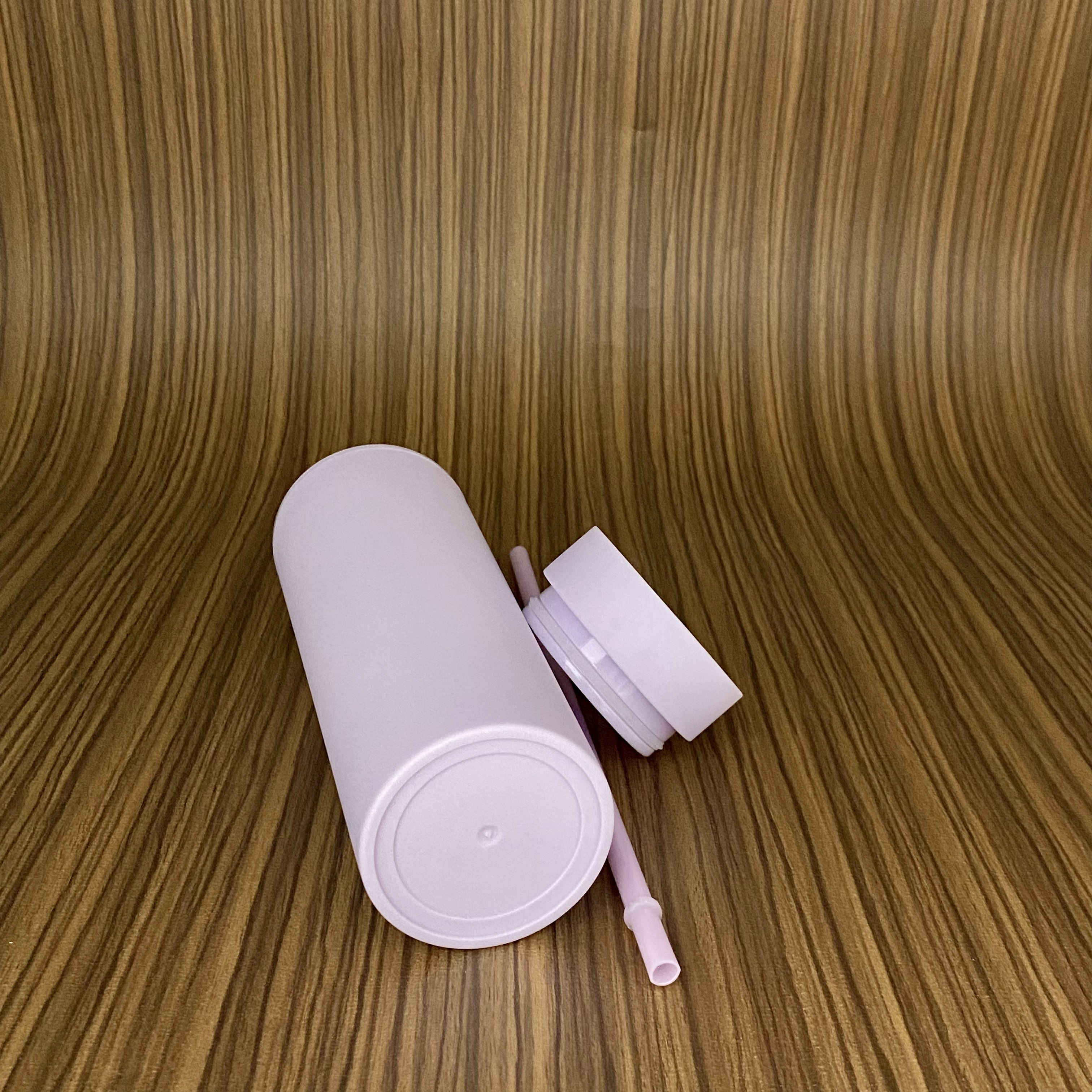 Personalized SKINNY TUMBLERS Matte Pastel Colored Acrylic Tumblers 16oz Double Wall Plastic Tumblers With Straw travel mug