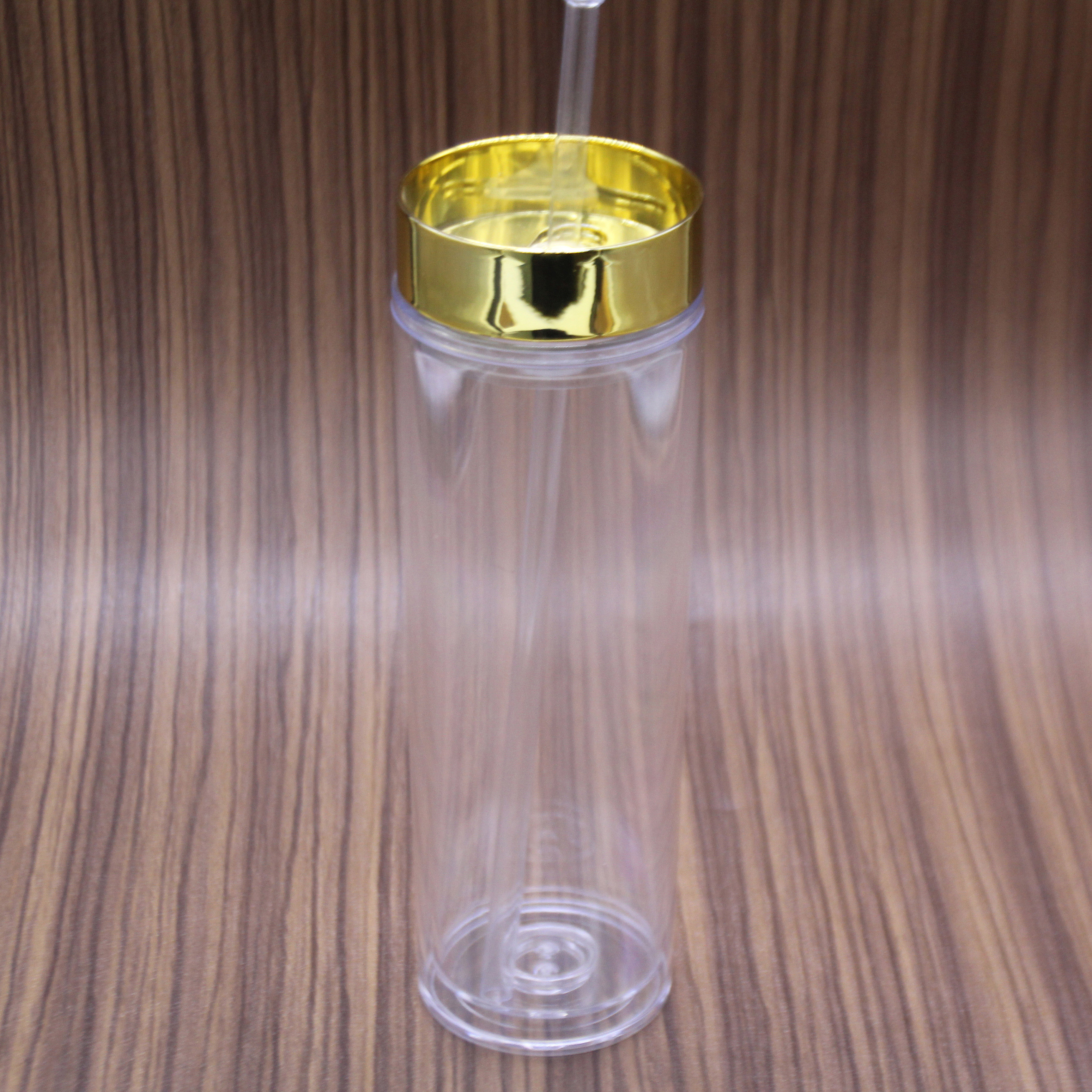Clear Acrylic Tumbler with rainbow insert Personalized Wedding Custom Skinny Tumbler Rainbow Double Wall To Go Cold Cup