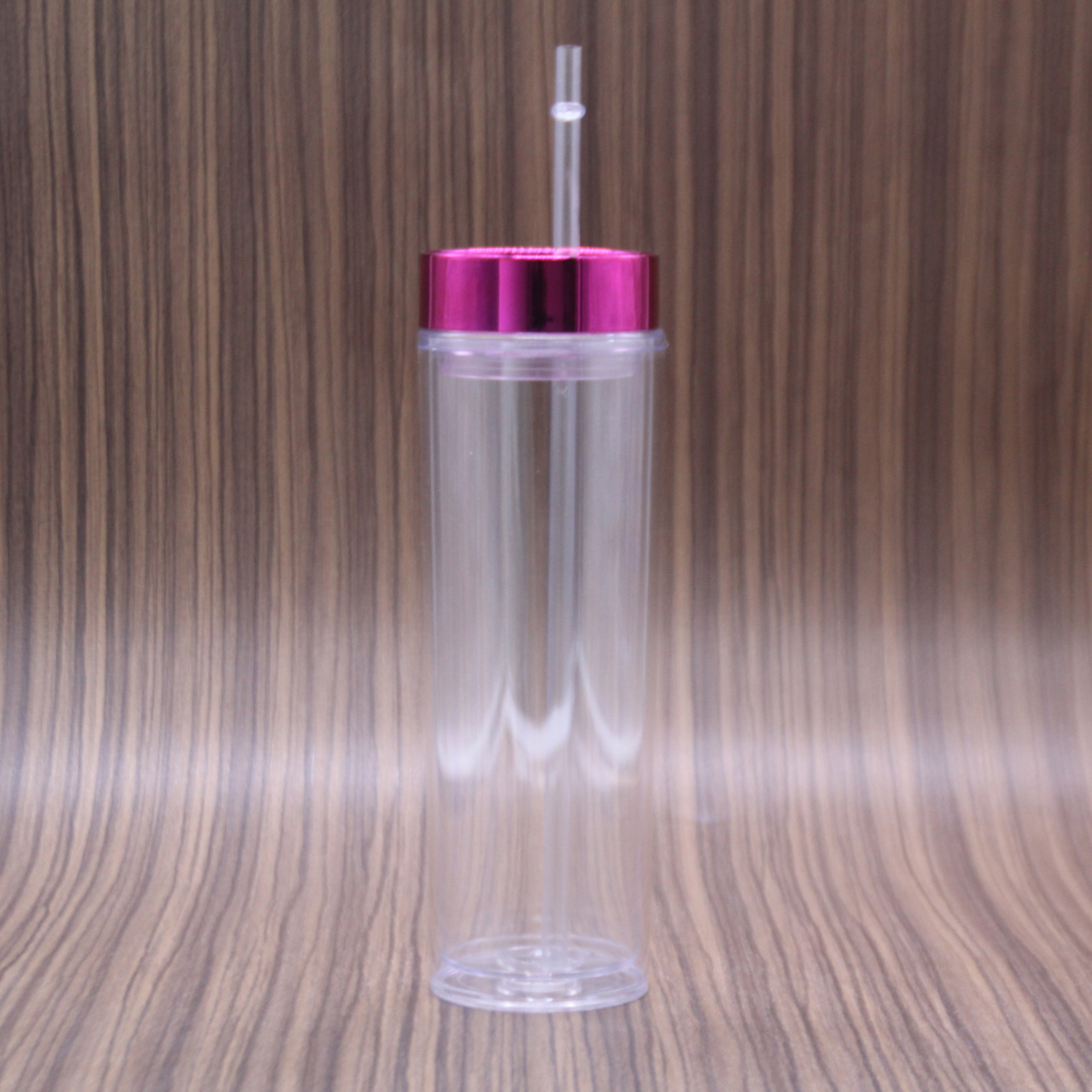 Gold Acrylic Tumbler with rainbow insert Personalized Wedding Custom Skinny Tumbler Rainbow Double Wall To Go Cold Cup