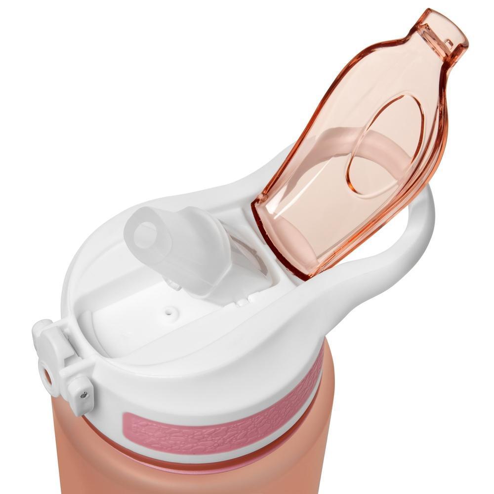 32 OZ WATER BOTTLE WITH STRAW ROSE GOLD