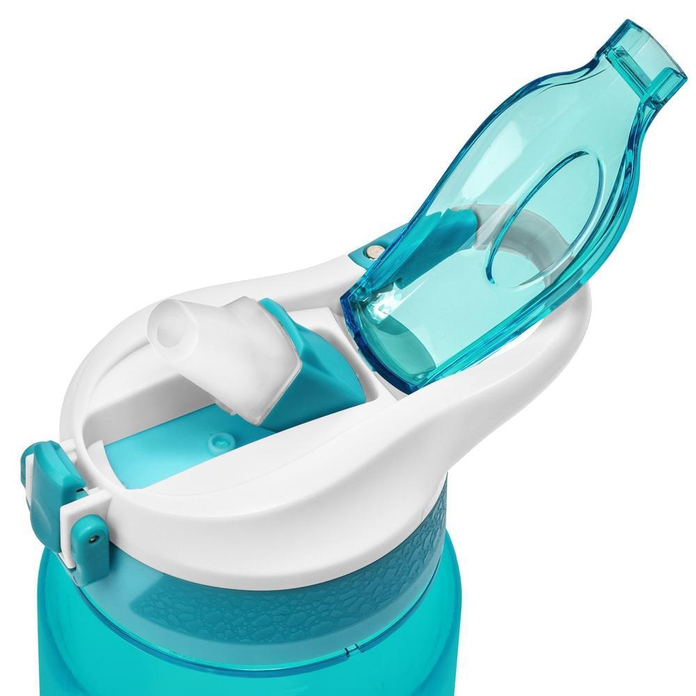 32 OZ WATER BOTTLE WITH STRAW TURQUOISE