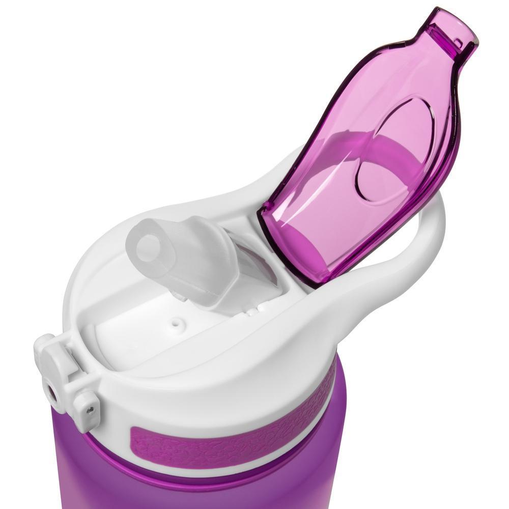32 OZ WATER BOTTLE WITH STRAW PURPLE MINT