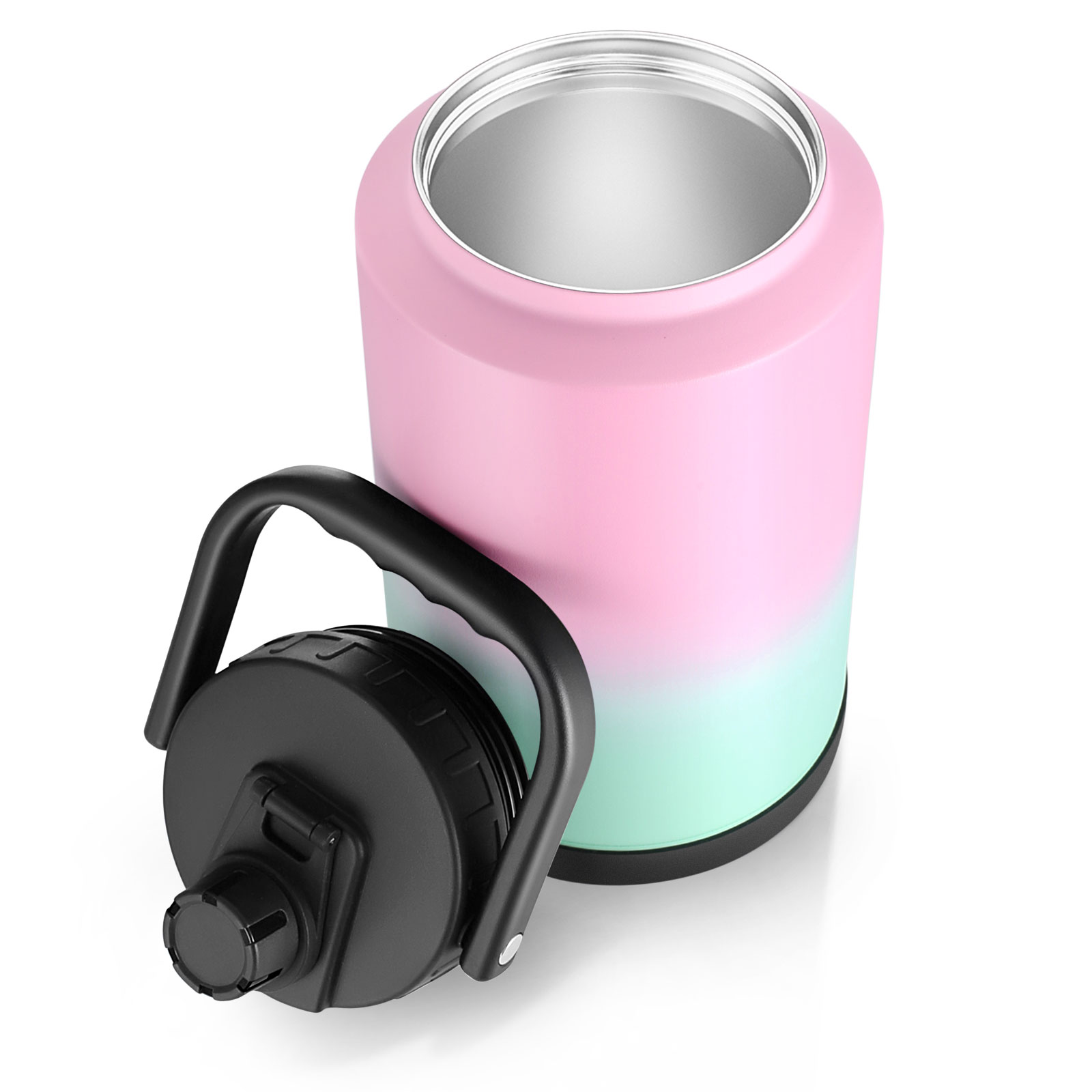 128 OZ Double Wall Stainless Steel Large Capacity Gallon Water Bottle – Colorful