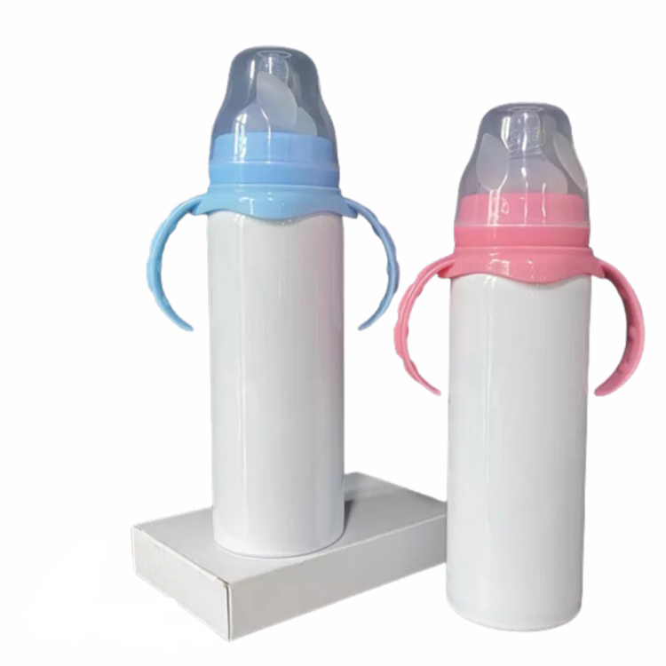 8oz Straight Baby Toddler Bottle For Sublimation