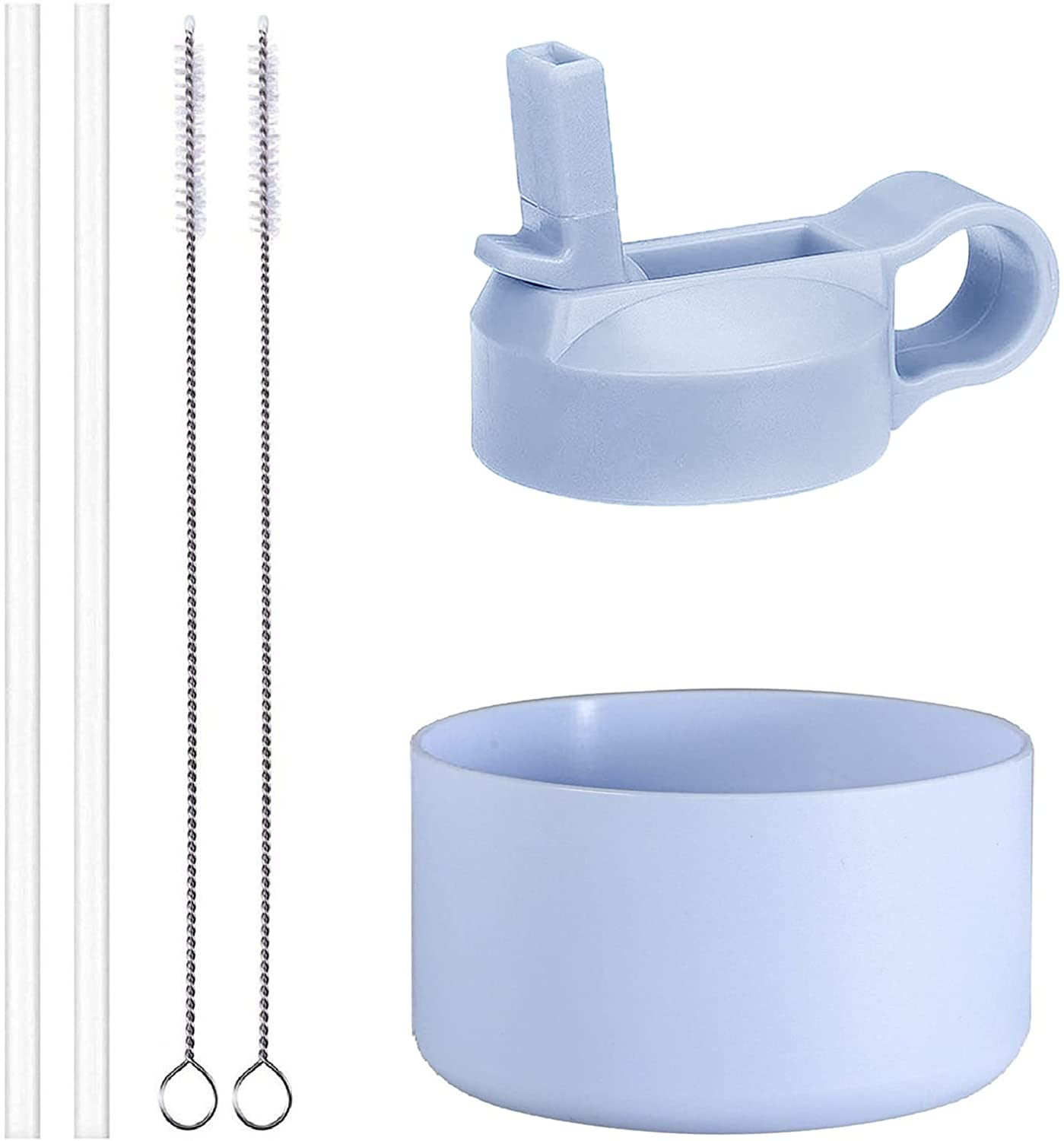 Straw Lid and Boot for Hydro Flask Wide Mouth and Other Brand Insulated Water Bottles