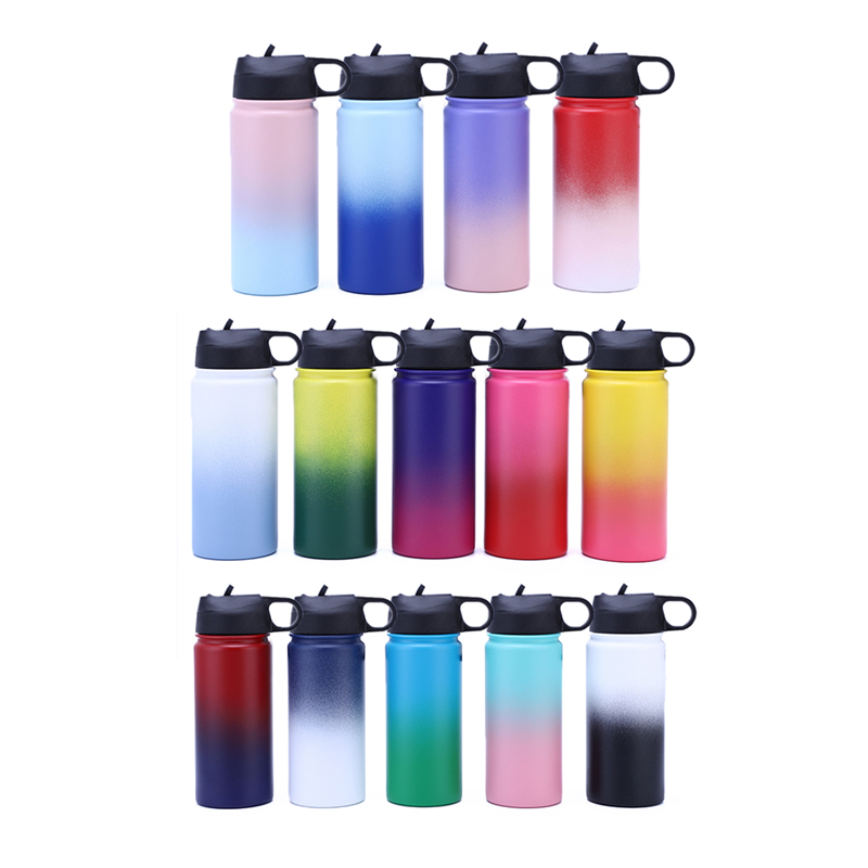 65oz Stainless Steel Reusable Water Bottle Hydro Vacuum Insulated Flask With leakprood Lid