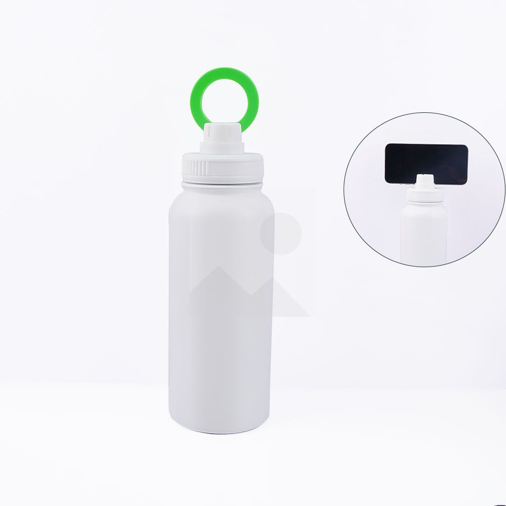 Phone 32oz Smart Magnetic Cup Double stainless steel thermos magnetic ring with leak proof lid 18/8