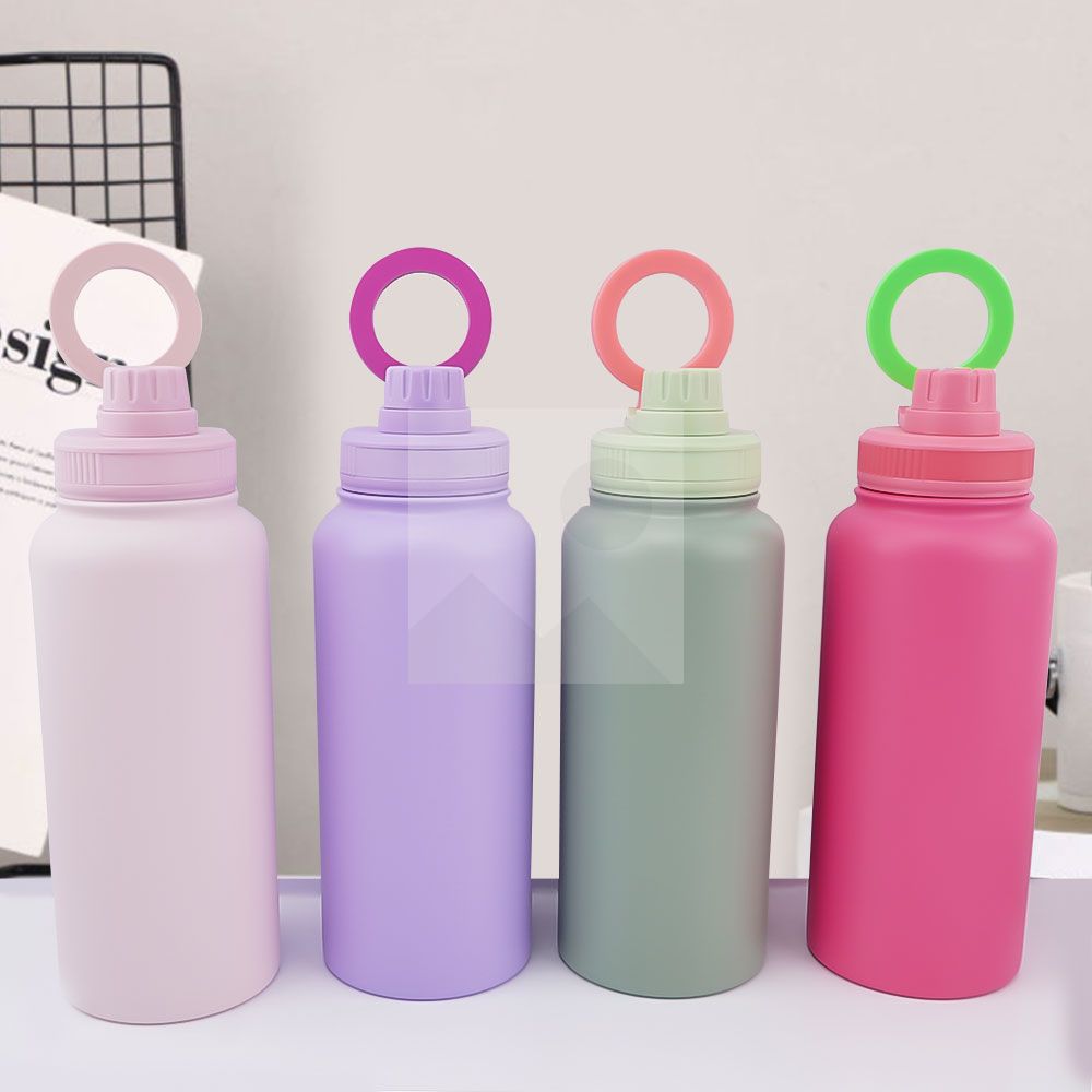 Phone 32oz Smart Magnetic Cup Double stainless steel thermos magnetic ring with leak proof lid 18/8