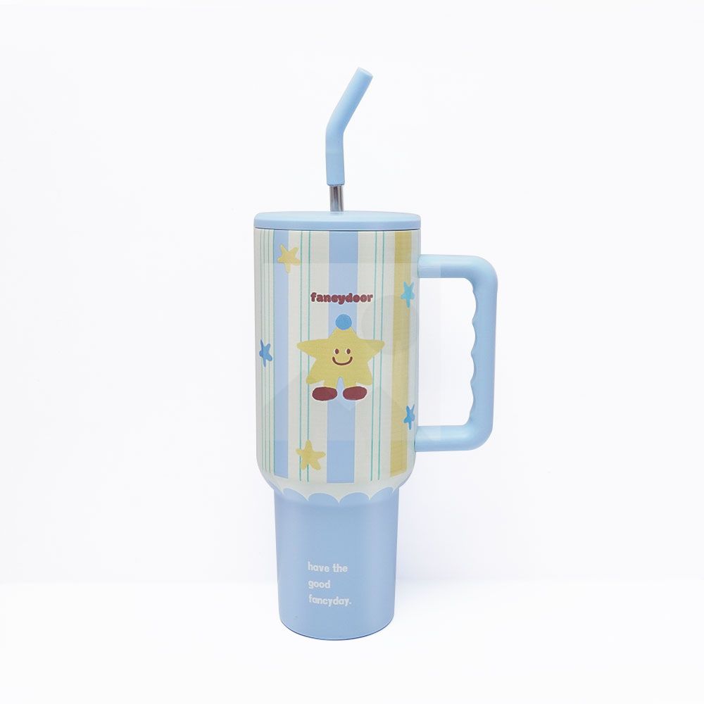 Color Tumbler 3D printing 40 oz stainless steel vacuum Tumbler with straw and lid Travel mug Coffee mug for cold and hot drinks