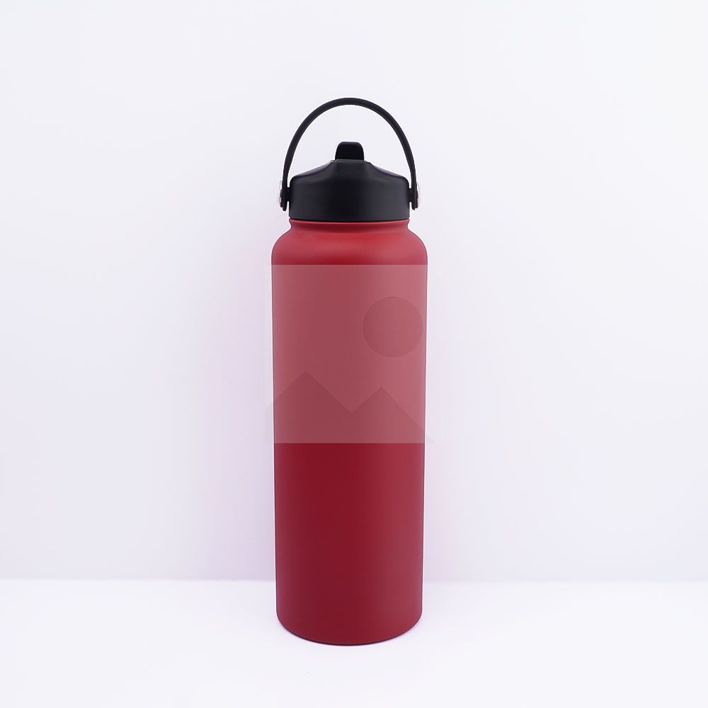Modern fashion factory wholesale large capacity 40oz double stainless steel sports water bottle wide mouth pot custom color and logo