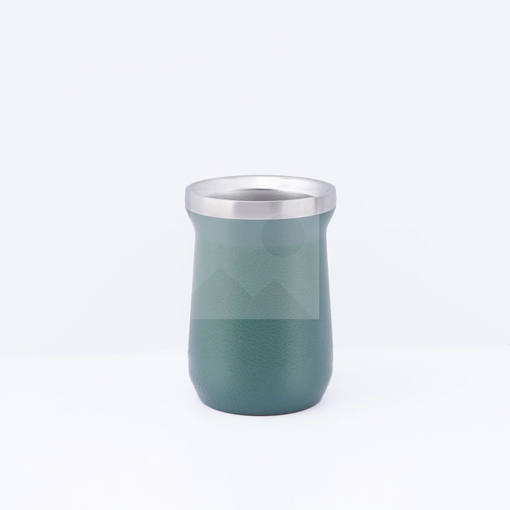 Customized New 8oz Yerba Mate cup Gourd - Double Walled 18/8 304 Stainless Steel Mate Cup