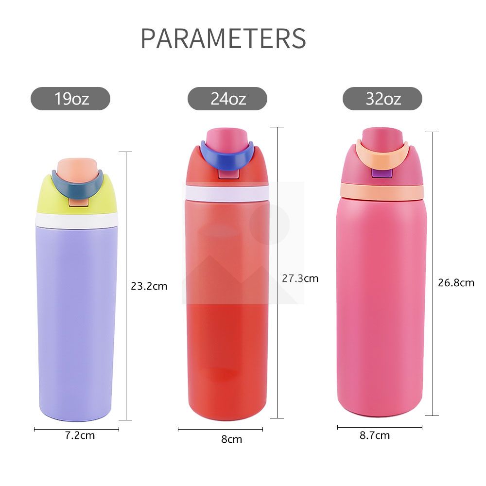 19oz 24oz 32oz Double stainless steel Sports Water bottle 304 Travel outdoor sports water bottle