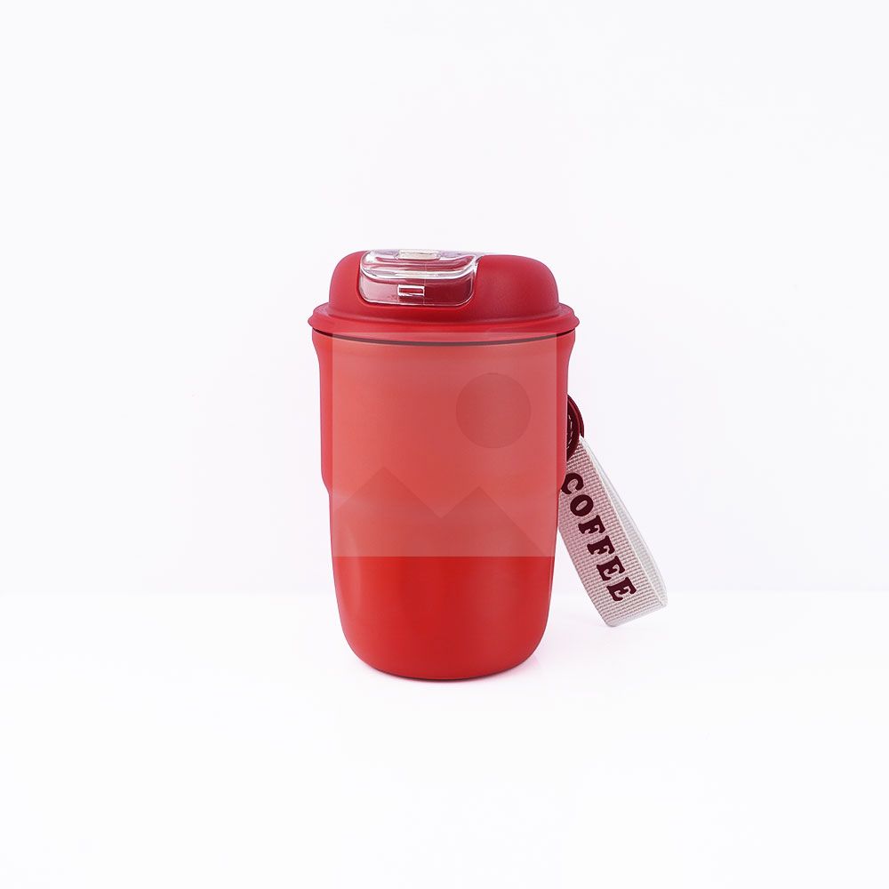 New Creative Coffee cup 320 ml /10 oz double vacuum insulated 316 stainless steel travel coffee cup handle folding cover leak proof