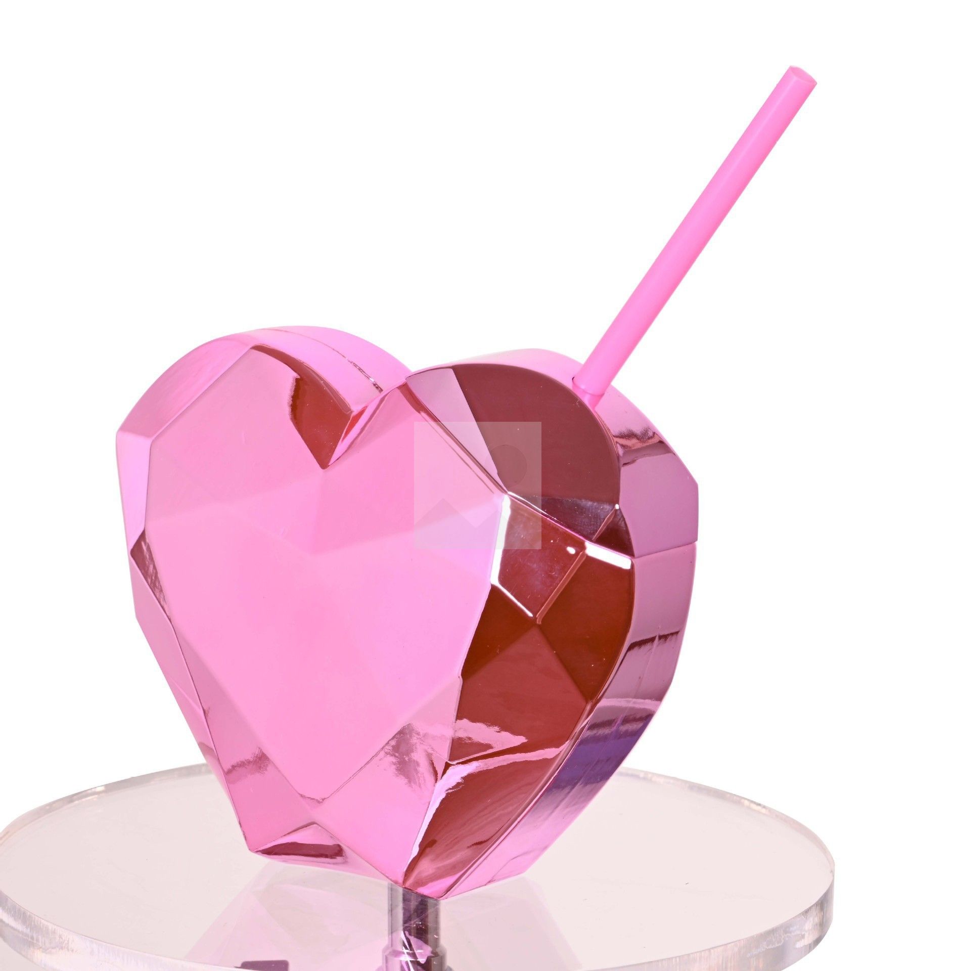 560 ml wedding cup Colorful food grade BPA free travel plastic love cup custom color and logo plastic straw disco party