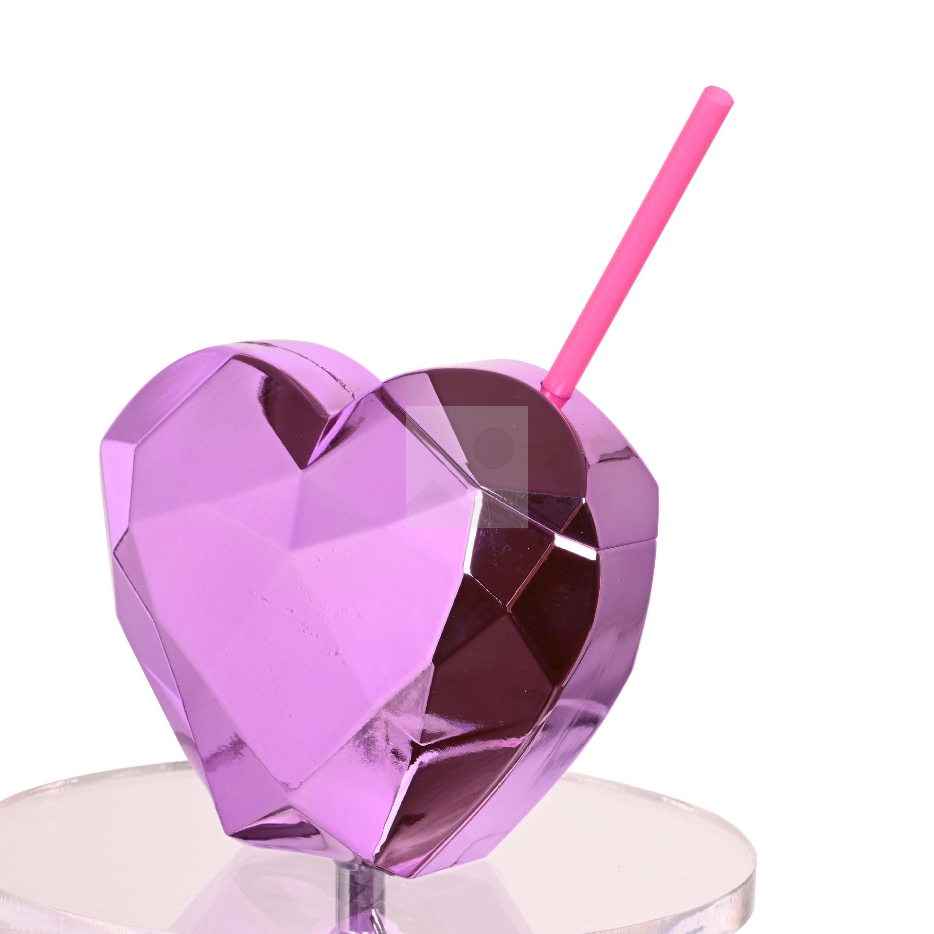 560 ml wedding cup Colorful food grade BPA free travel plastic love cup custom color and logo plastic straw disco party