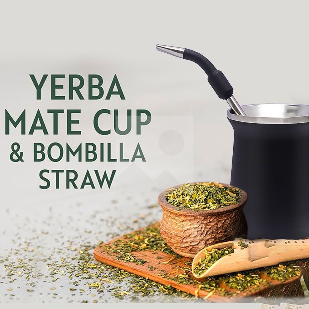 Yerba mate cup sets Double Wall Insulated 304 stainless stee