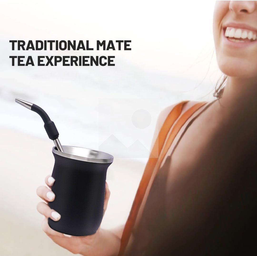 Yerba mate cup sets Double Wall Insulated 304 stainless stee
