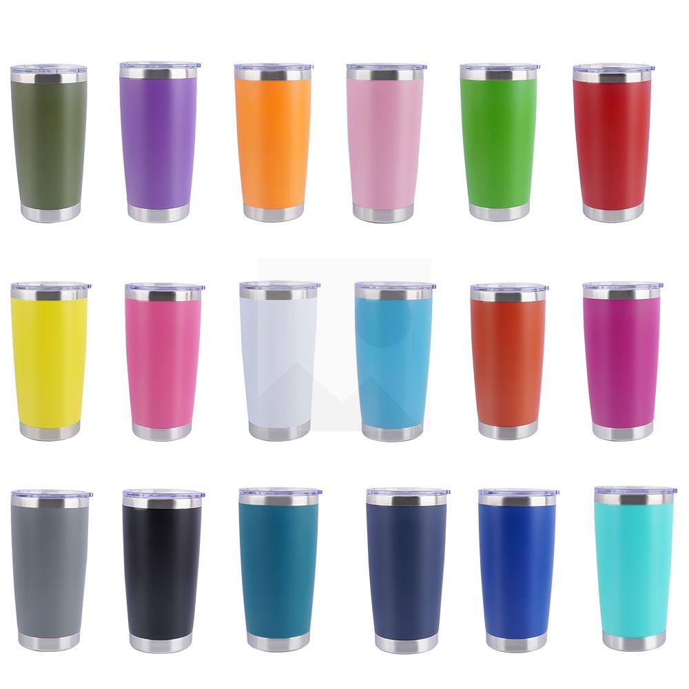 600 ml /20 oz Car Cup Double stainless steel vacuum insulated water bottle Travel Tumbler Sport Water Bottle with leak-proof cap