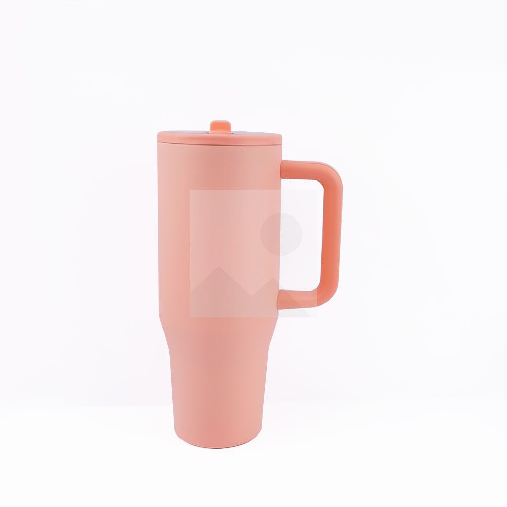 New design Custom logo 40 oz double wall Hot water cup Stainless steel insulated thermos cup with covered straw travel 40 oz tumbler
