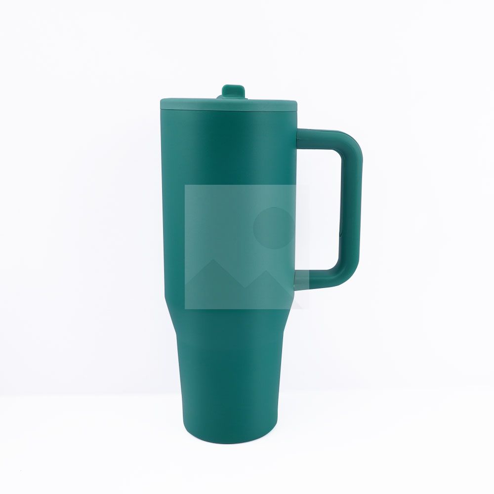 New design Custom logo 40 oz double wall Hot water cup Stainless steel insulated thermos cup with covered straw travel 40 oz tumbler